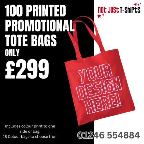 100 Printed Tote Bag Deal Thumbnail